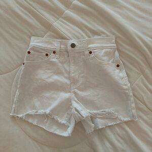White Levi’s Denim Women's Shorts